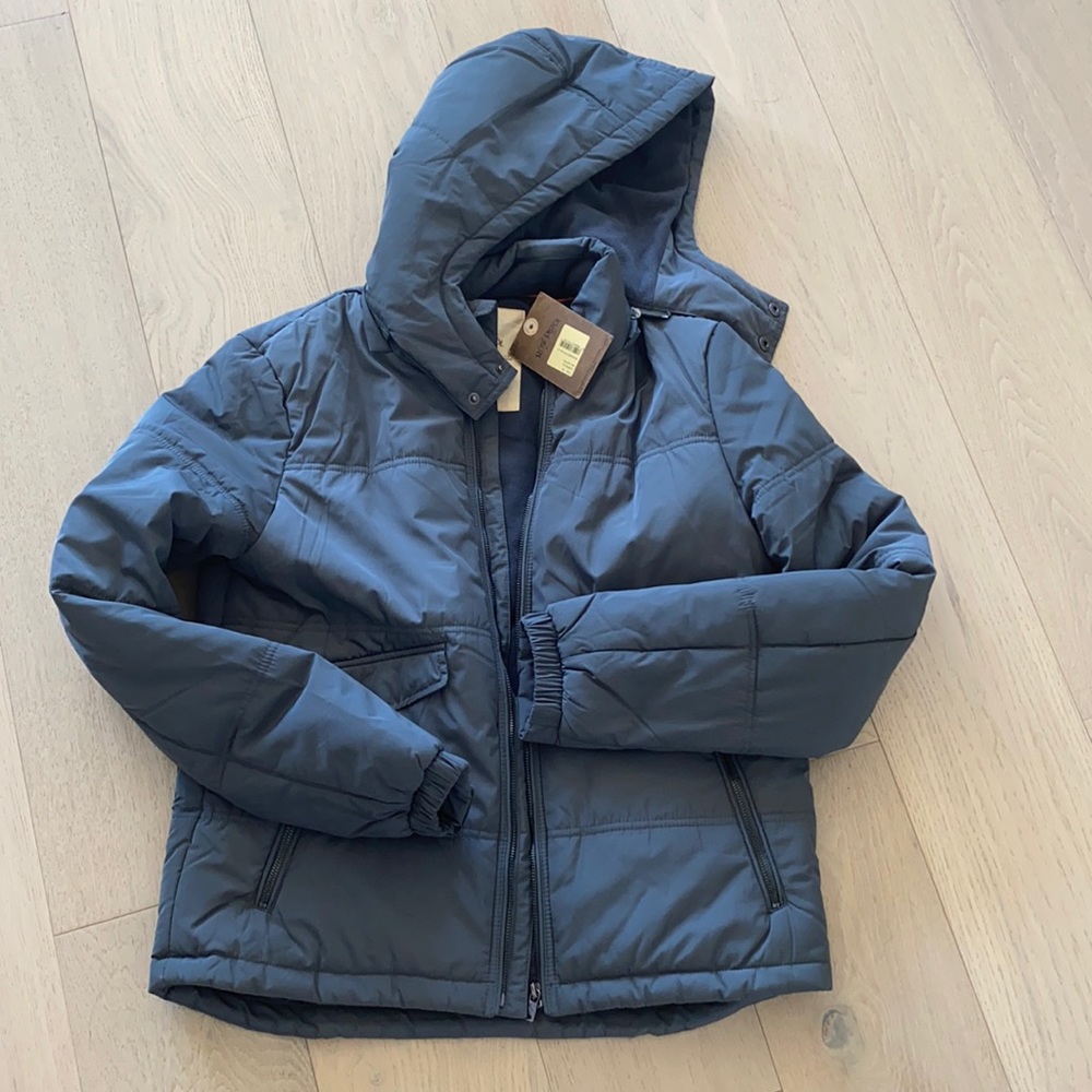 Rose’ Pistol men’s hooded puffer brand new